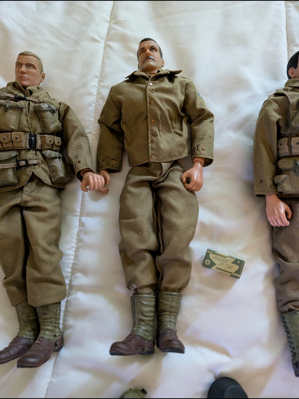 Lot of 4 1998 to 2002 Collectible 21st Century Military action figures